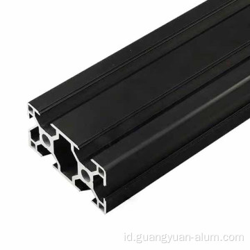 Pembingkaian aluminium modular anodized hitam